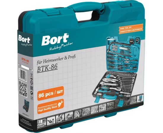 Набор ручного инструмента BORT BTK-86 93412888 – изображение 7