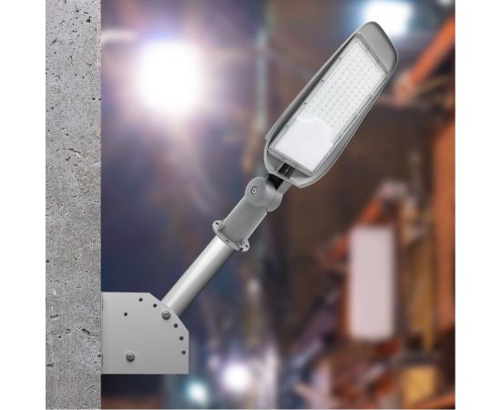 Уличный светодиодный светильник Wolta 70Вт, 5700К Холодный белый свет, IP65, 7000Лм, серый STL-70W/05 – изображение 7