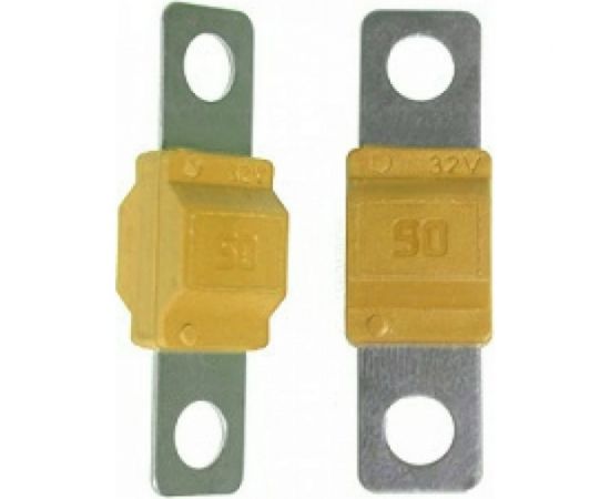 Предохранитель Nord-Yada ABF-405 ленточный, с изолятором 90A 40,8x12,1 мм., d 5,6 мм., 2 шт. в упаковке 904858 