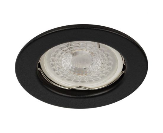 Встраиваемый штампованный светильник ЭРА ST1 SBK MR16, GU5.3, черный матовый Б0059741 