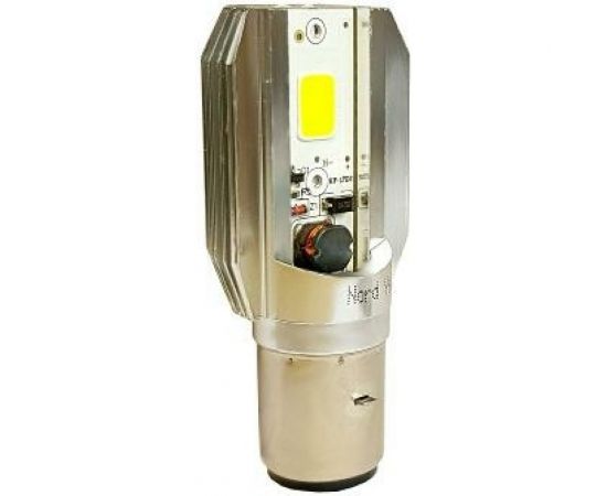 Светодиодная мотоциклетная лампа Nord-Yada 10-36 В, Н6, ВА20D, 2х7.5 Вт, COB 908461 