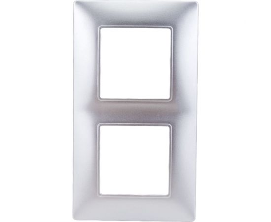 Рамка ЭРА 14-5002-03 на 2 поста, Elegance, алюминий Б0034389 