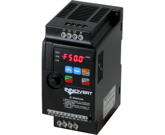 Преобразователь частоты INNOVERT VENT (2,2 кВтx380 В), выходной ток 5 А IVD222B43E 