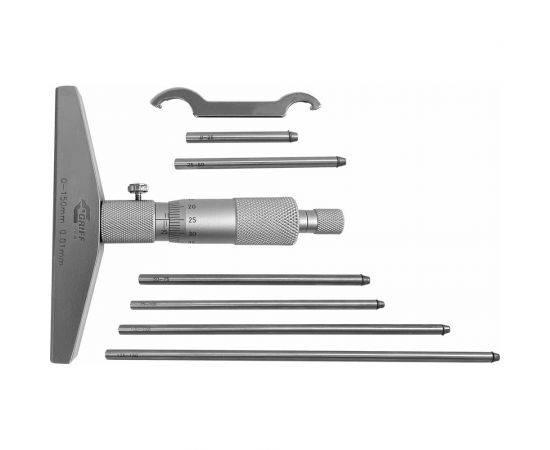 Микрометрический глубиномер ГМ 150 ГОСТ 7470-92 /пр-во Guilin Measuring/ GRIFF D102011 