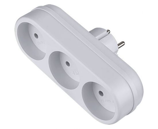 Сетевой разветвитель Perfeo RU POWER 3 гнезда, 6А, без заземления 30015495 