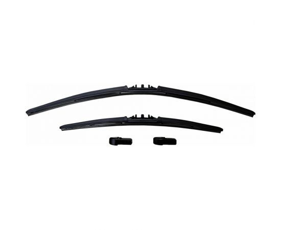 Комплект щёток стеклоочистителя HYBRID 2 шт 65 см и 53 см + адаптер SLIM TOP 2 шт Heyner 020050 