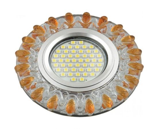 Светильник Fametto DLS-L148 GU5.3 GLASSY GOLD, декоративный, встраиваемый, серия Luciole UL-00003900 