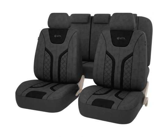 Чехлы GTL Lord серо-черный, велюр 132764 