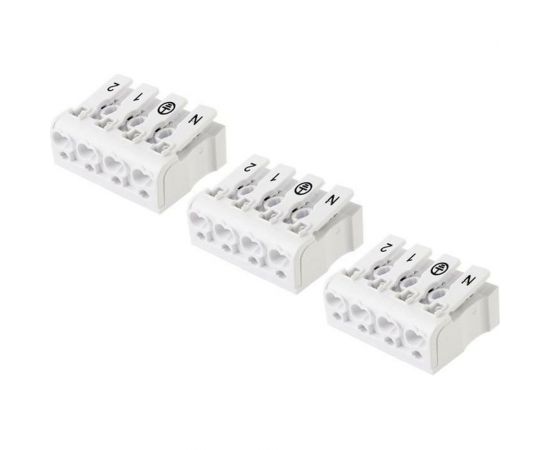 Пружинная соединительная клемма TDM КСП4-2L+N+PE 16 A SQ0510-0111 – изображение 2