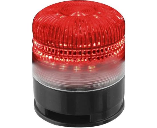 Светосигнальный маячок INNOCONT d=52мм, L=58мм, многоцветный светодиод (постоянное/мигающее), зуммер, цвет: красный, желтый, зеленый, 24VDC, IP54, кабель 0,5м SL52B-024-RYG – изображение 2