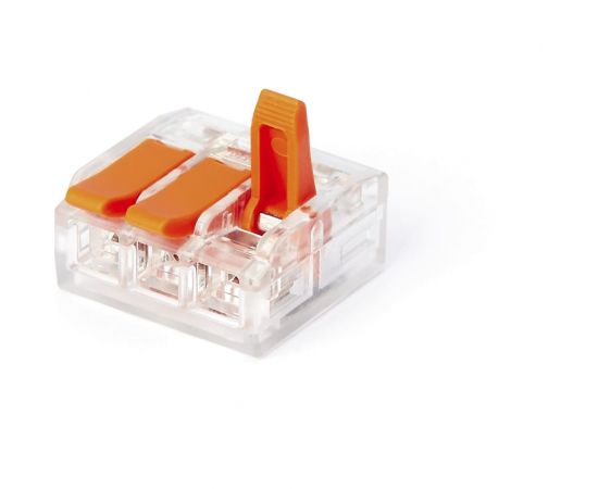 Универсальная 3-х проводная клемма ELECTROVOLT 221-413 50 штук/упаковка EV-Y221-413_50 – изображение 2