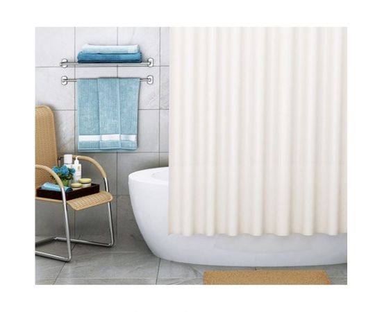 Шторка для ванной, кольца в комплекте WasserKRAFT Vils SC-10101 – изображение 2