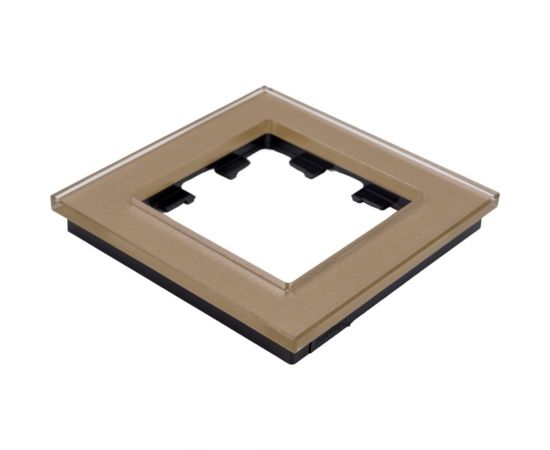 Рамка Schneider Electric AtlasDesign NATURE стекло шампань 1-ая ATN320501 – изображение 2