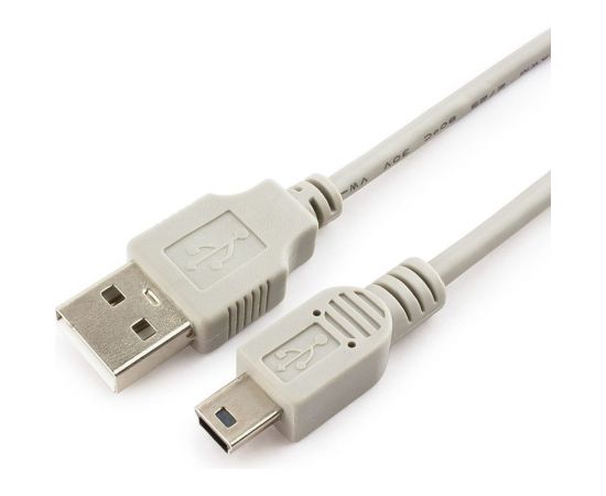 Кабель Gembird USB 2.0, AM/miniBM 5P, 1.8м, пакет CC-USB2-AM5P-6 – изображение 2