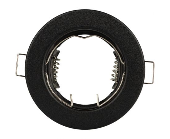 Встраиваемый штампованный светильник ЭРА ST1 SBK MR16, GU5.3, черный матовый Б0059741 – изображение 2