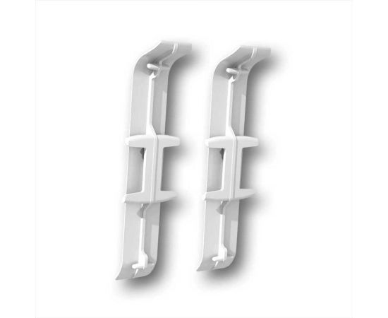 Соединитель для плинтуса DECONIKA 70 мм, 001-G Белый глянец Д-П70-С-Ф2 001-0 БЕЛ-Г – изображение 2