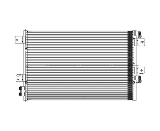Радиатор кондиционера для автомобилей Dodge Caliber /Jeep Compass /Patriot AT LUZAR LRAC 0349 – изображение 3