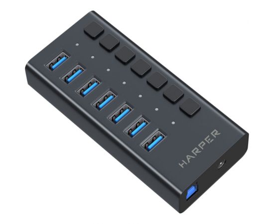 USB концентратор Harper HUB-07MB Black H00003295 – изображение 3