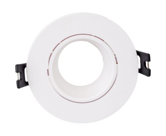 Встраиваемый декоративный светильник ЭРА KL90 WH MR16/GU5.3 белый, пластиковый Б0054369 – изображение 3