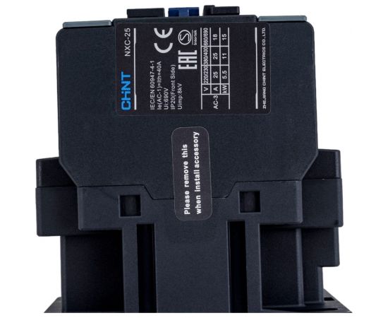 Контактор CHINT NXC-25 25А 220В/АС3 1НО+1НЗ 50Гц (R) 836851 – изображение 4