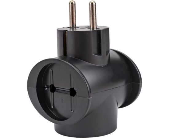 Сетевой разветвитель Perfeo RU POWER 3 гнезда, 16А, 1 гнездо с заземлением, 2 гнезда без заземления 30015500 – изображение 5