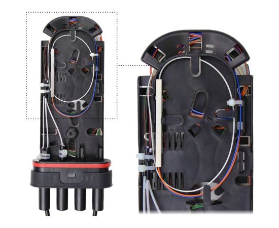 Универсальная ремонтно-разветвительная муфта KSC LIGHT PON МУРР до 12 ОВ KSC-MURR – изображение 6