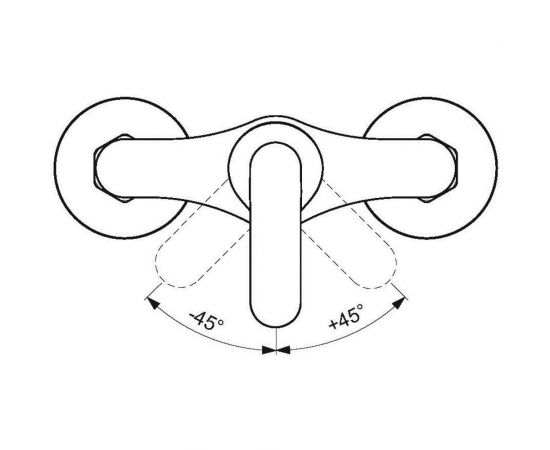 Настенный смеситель для душа VIDIMA Видима Файн BA387AA – изображение 7