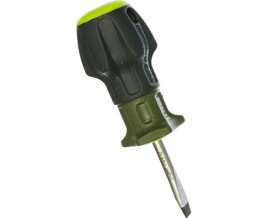 Шлицевая отвертка c 2-х компонентной ручкой шлицевая Дело Техники 5х38 мм 721052 