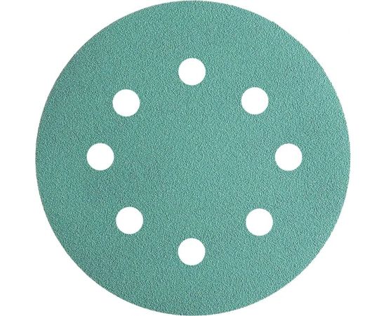Круг абразивный Green 125 мм, 100 шт, 8 отв, Р2000 H7 384813 