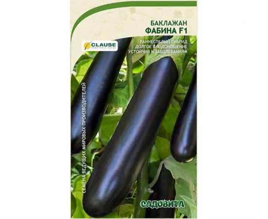 Семена Садовита Баклажан Фабина F1 5 шт. Clause 00216493 