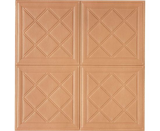 Мягкая самоклеящаяся 3D панель LAKO комплект 5 шт., Модерна коричневый, 70x70 см LKD-56-06-502-KO 