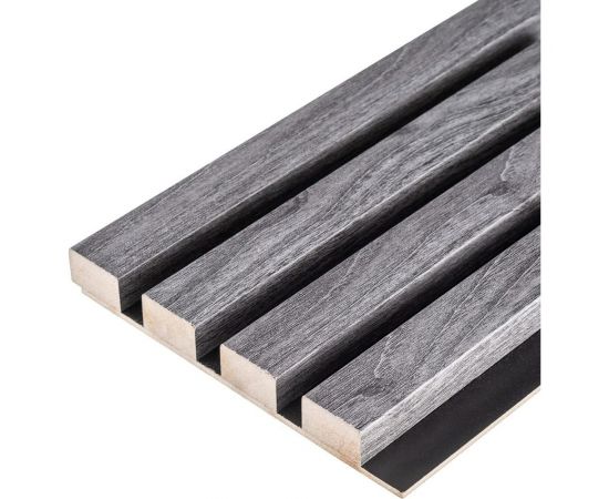 Панель мдф 3d лайн модерн GRACE 165x2750 мм l05 серый тик УТ000076764 