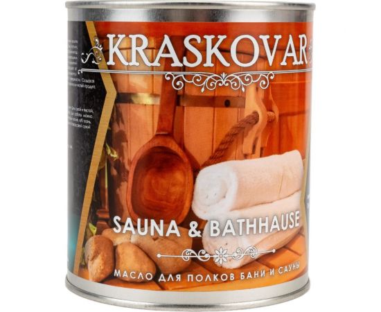 Масло для полков бани и сауны Kraskovar Sauna & Bathhause бесцветный 0,75 л 1365 