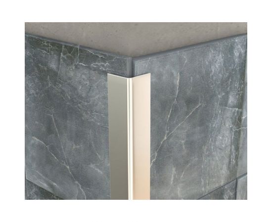 Угловой профиль ЛУКА из нержавеющей стали 20х20 мм, 2.7 м, сатинированный УТ000043057 