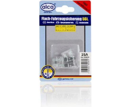 Флажковый предохранитель Alca 25 А, 5 шт. в блистере 690600 