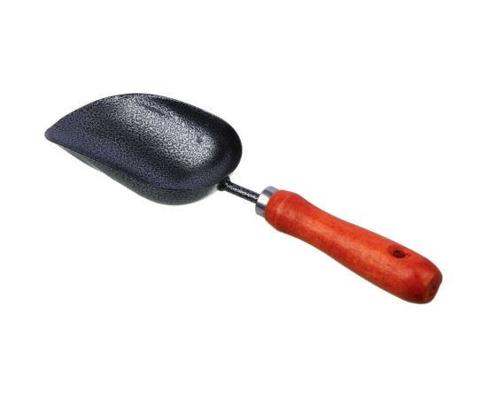 Садовый совок INBLOOM 33x9 см, 1.8 мм, металл, дерево 181-077 