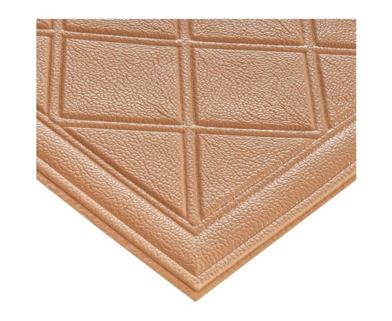 Мягкая самоклеящаяся 3D панель LAKO комплект 5 шт., Модерна коричневый, 70x70 см LKD-56-06-502-KO – изображение 2