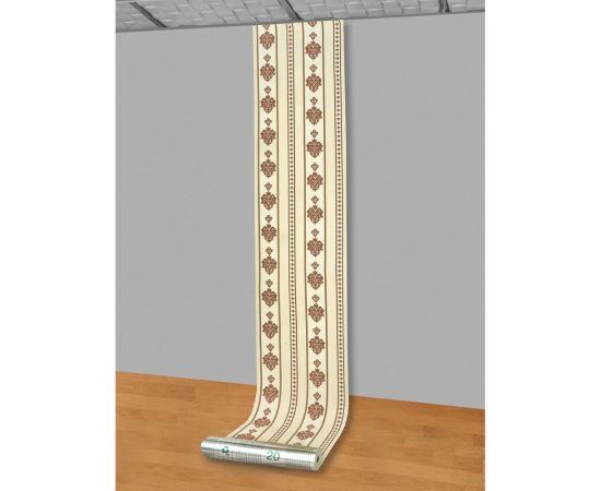 Панели-обои ПВХ LAKO самоклеящиеся, теплоизоляционные, барокко бежевый 2, 50x600 см LKD-07-004-OB – изображение 2