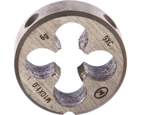 Метрическая плашка М10.0х1.0, 9ХС ТехноСталь t240046 – изображение 2