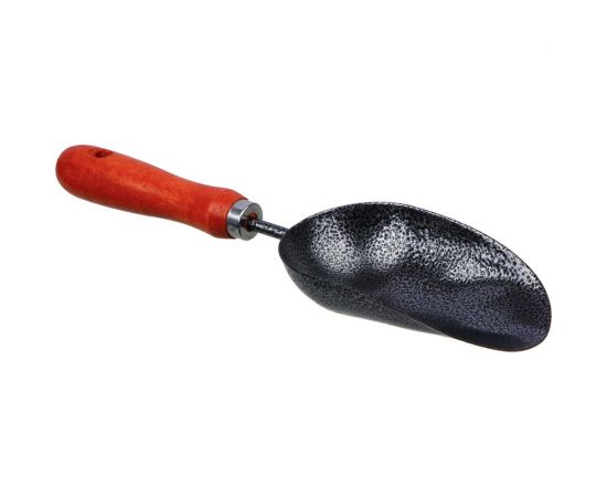 Садовый совок INBLOOM 33x9 см, 1.8 мм, металл, дерево 181-077 – изображение 2