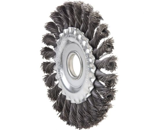 Щетка дисковая витая 175x22.2 мм, проволока - сталь 0.50 мм DeBever DB80162102 – изображение 2