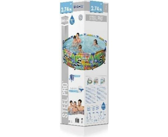 Каркасный бассейн Bestway Steel Pro 274х66 см, 3221 л 5612F BW 008901 – изображение 2
