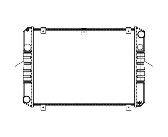 Радиатор охлаждения для автомобилей ГАЗ 3302 ГАЗель LUZAR LRc 0320 – изображение 3