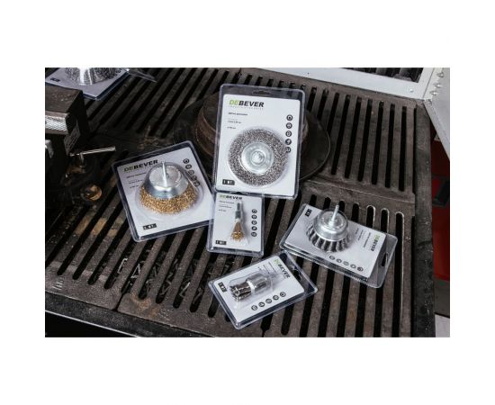 Щетка дисковая витая 175x22.2 мм, проволока - сталь 0.50 мм DeBever DB80162102 – изображение 3