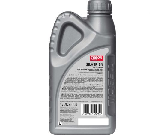 Моторное масло TEBOIL Silver SN, 5w-30, 1 л 3453911 – изображение 3
