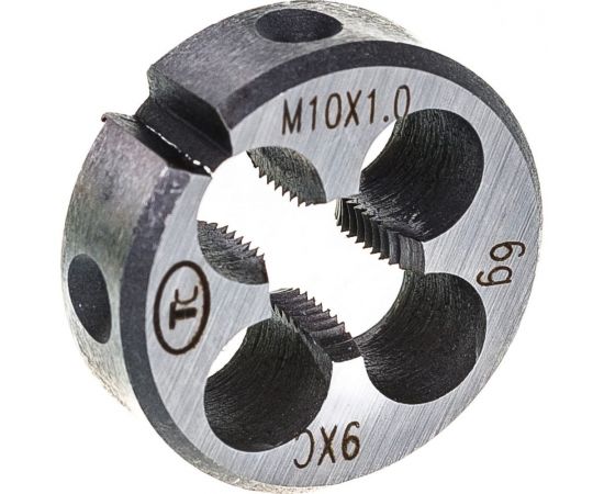 Метрическая плашка М10.0х1.0, 9ХС ТехноСталь t240046 – изображение 3