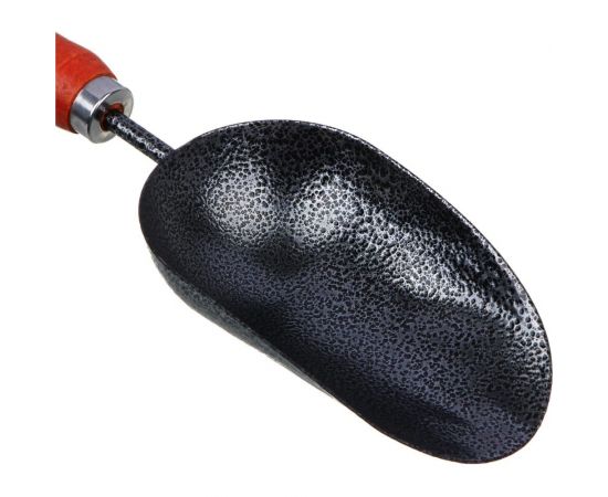 Садовый совок INBLOOM 33x9 см, 1.8 мм, металл, дерево 181-077 – изображение 3