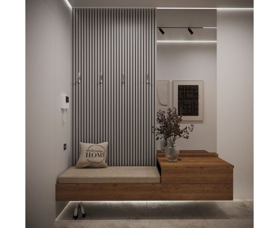 Панель мдф 3d лайн модерн GRACE 165x2750 мм l05 серый тик УТ000076764 – изображение 3