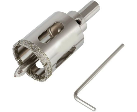 Коронка алмазная с направляющим сверлом по стеклу и керамической плитке 16 мм РЕЗОЛЮКС 64016 