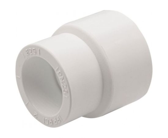 Переходная муфта VRT 40/25, наружная/внутренняя, EVER plast, белый 537525 